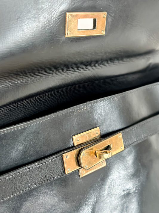 SAC HERMES Kelly sellier vintage