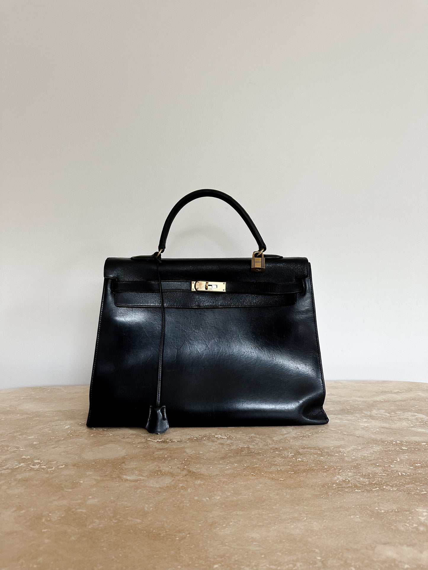 SAC HERMES Kelly sellier vintage