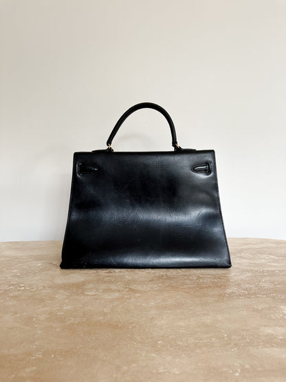 SAC HERMES Kelly sellier vintage